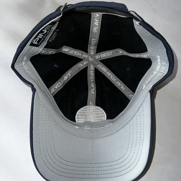 PING Ladies Iconic Golf Hat Blue Womens Cap Adjustable Strap Arizona Patch‎ NWT - Picture 7 of 7